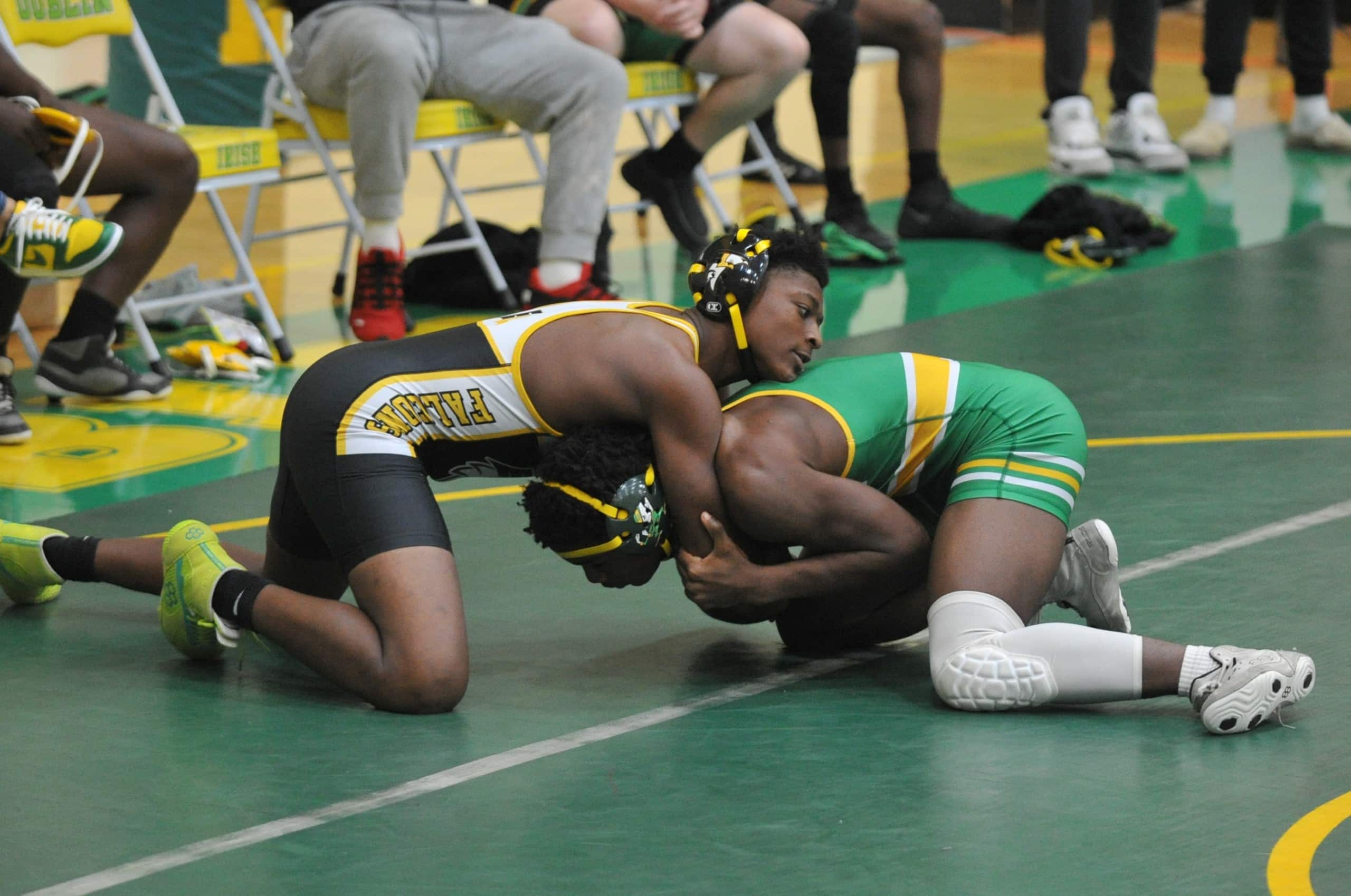 WRESTLING: Photos from Dublin's senior-night tri meet with East