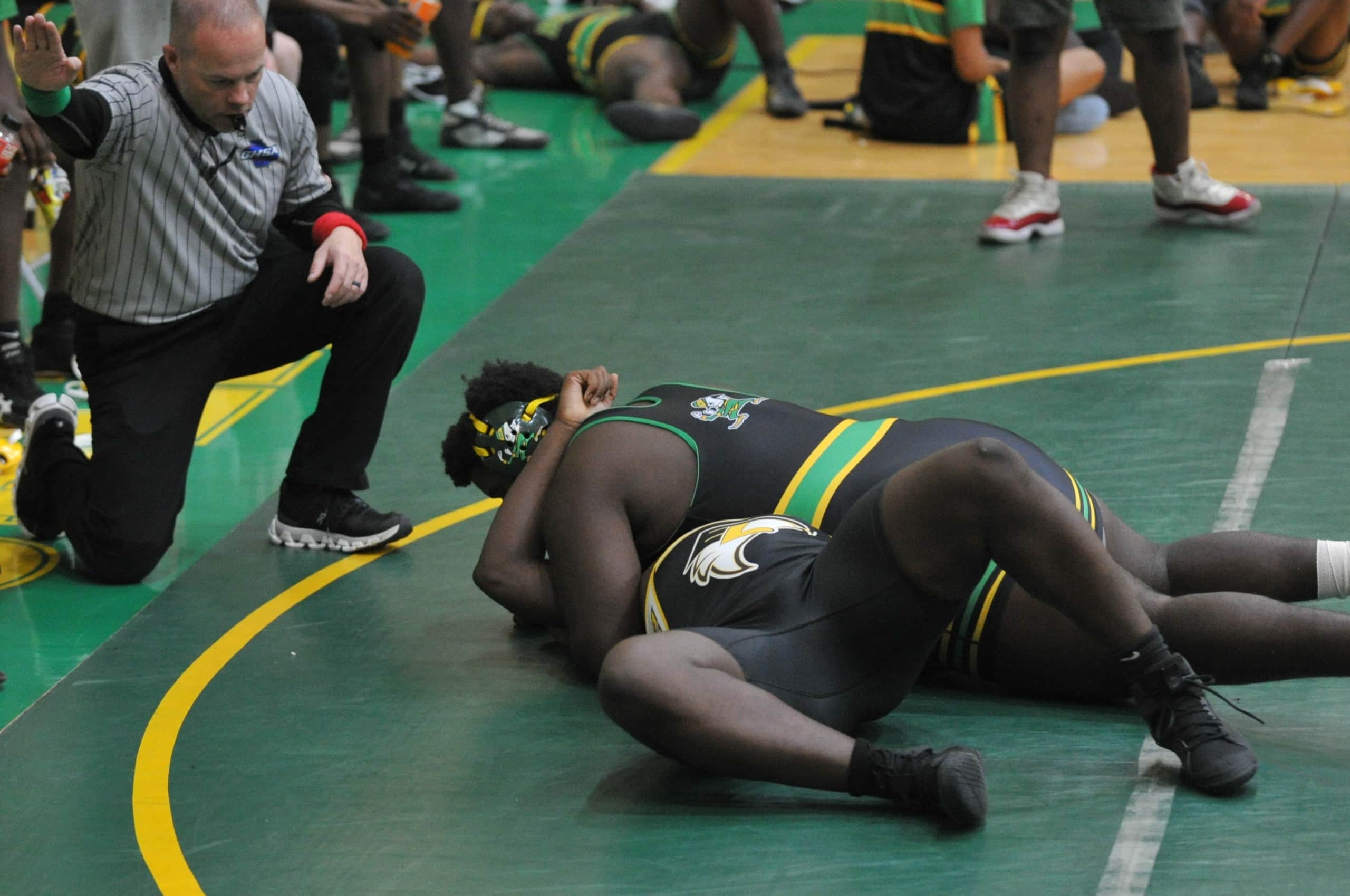 WRESTLING: Photos from Dublin's senior-night tri meet with East